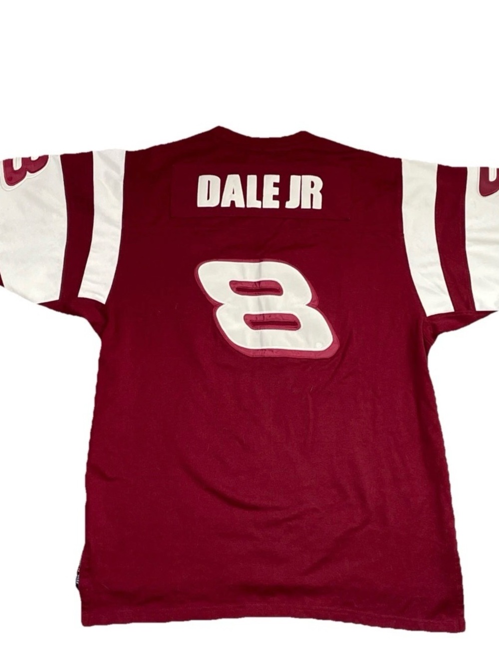Dale Jr Chase Authentics Jersey Shirt Burgundy Adult Size Large Budweiser #8
